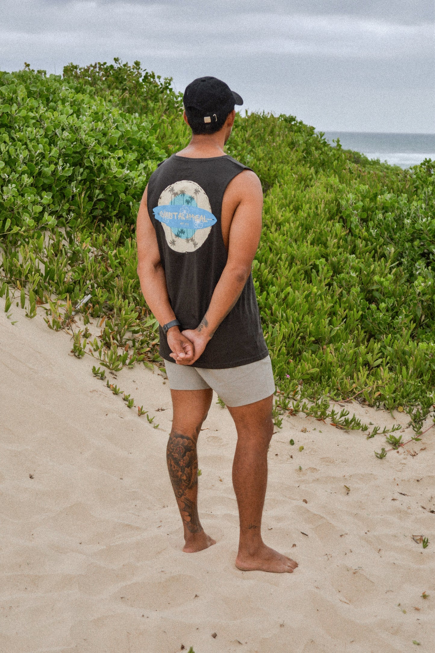 Mens Tanks- Charcoal